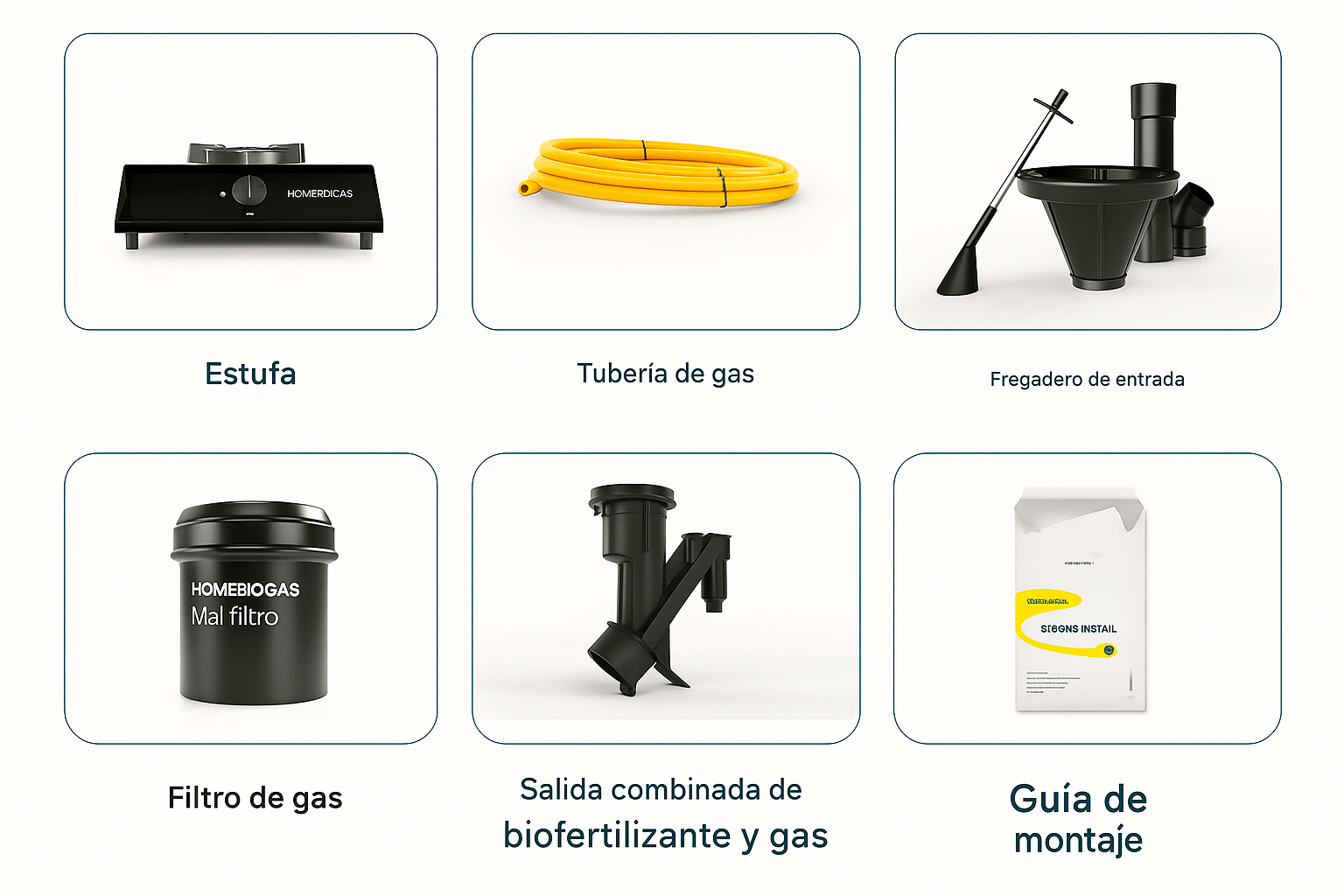 Paquete Completo HomeBiogas 2