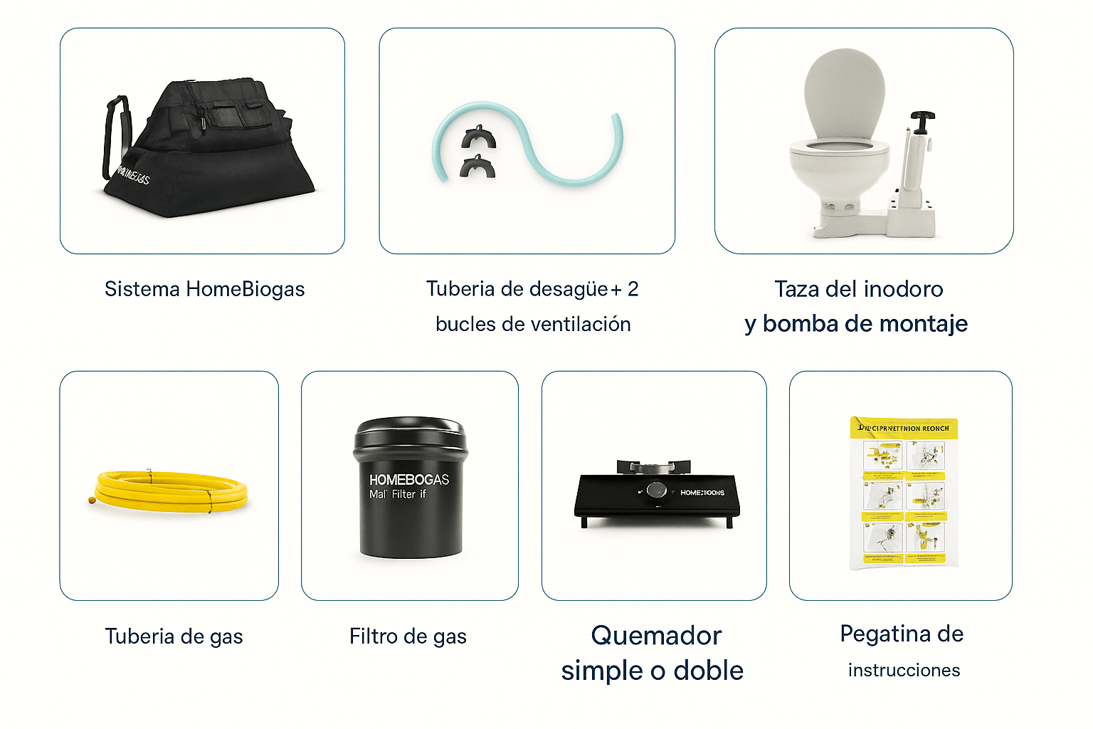 Paquete Completo Inodoro